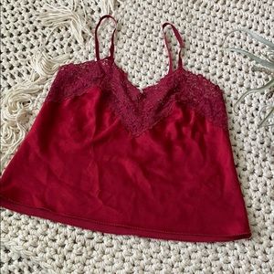 Vintage maroon camisole